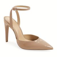Zapatos De Tacón Alto Con Punta En Punta Para Mujer, Sandalias De Tacón De Aguja Con Correa De Hebilla En El Tobillo - details 8