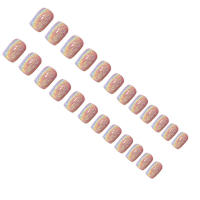 Uñas postizas hechas a mano para niñas con material de resina ecológico para mujeres elegantes y de moda - details 5