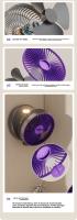 Nuevo ventilador luminoso plegable multifunción de escritorio USB silencioso mini ventilador pequeño cuatro en uno ventilador de circulación de aire - details 9