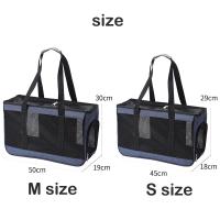 Bolso de transporte para mascotas, mochila transpirable para gatos y perros pequeños, bolsas de viaje salientes con cinturón - details 0