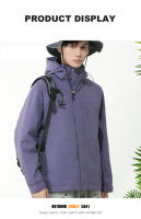 LNGXO Chaqueta de Escalada al Aire Libre Impermeable, Removible con Gorro, Para Hombres y Mujeres - details 7