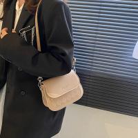 Bolso de hombro con solapa para mujer, bandolera de cuero PU, Estilo Vintage, cuadrado, pequeño - details 7