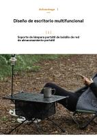 Mesa de camping plegable al aire libre viajar multifunción pesca Portátil 60*40*37CM - details 3
