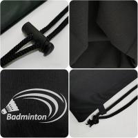 Bolsa con cordón para raqueta de bádminton, funda de franela de gran capacidad, bolsa de almacenamiento para bádminton, 23cm x 72cm de grosor - details 6
