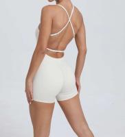 Conjunto de entrenamiento de ejercicio para mujer, traje de yoga, ropa deportiva, mono de gimnasio, rojo, verano, 2024 - details 7
