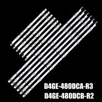 12 unids/set tiras LED para UE48H6400 UE48J5600 UE48J5600 UE48H5000 UE48H5500 UE48H6200AK D4GE-480DCA-R3 D4GE-480DCB-R2 - details 0