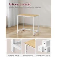 Mesa de Trabajo Pequeña Industrial Ideal para Teletrabajo, Estudio, Dormitorio 60 x 135 x 76cm - details 70