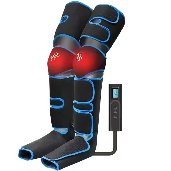 Masajeador de piernas con presión de aire para relajación muscular y drenaje líquido 360 °   Promueve la circulación sanguínea - 1