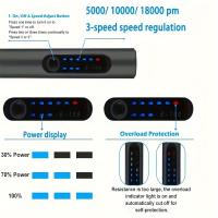 54pcs Pluma Eléctrica Portátil Recargable USB, Ajustable de 3 Velocidades, Perfecta para Pulir, Pulir, Grabar, Manualidades de Joyería, Esencial para Joyería - details 2