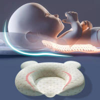 Baby Anti-bias Head Latex Stereotyped Pillow Newborn Protective Shaping Pillows Infant Sleeping Cushion for 0-1 Years Old Items - details 0