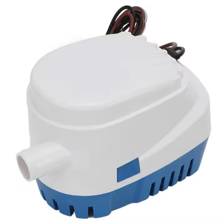 Bomba sumergible de sentina, bomba de drenaje de agua automática eléctrica con sistema de Sensor de láminas para energía de barco - 1