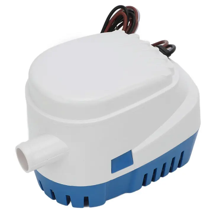 Bomba sumergible de sentina, bomba de drenaje de agua automática eléctrica con sistema de Sensor de láminas para energía de barco - 1