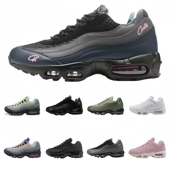Zapatillas de Correr Transpirables Blancas Zapatillas de Caminar Planas para Mujer y Hombro - 1