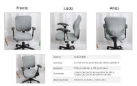 Cubierta de silla de computadora elástica universal para sillas de oficina - details 1