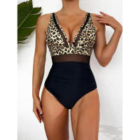 Bañador negro de una pieza para mujer, traje de baño de realce con Control de barriga, Tankini de una pieza - details 36