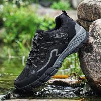2025 zapatos de senderismo para hombre y mujer, zapatillas de deporte de malla, zapatos de montaña transpirables a la moda para niño, zapatos de trabajo para primavera, otoño y verano, Trekking al aire libre - details 48