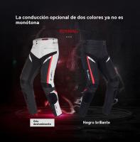 Pantalon de moto hombre 4 estaciones aire libre Deportes trail rally - details 1