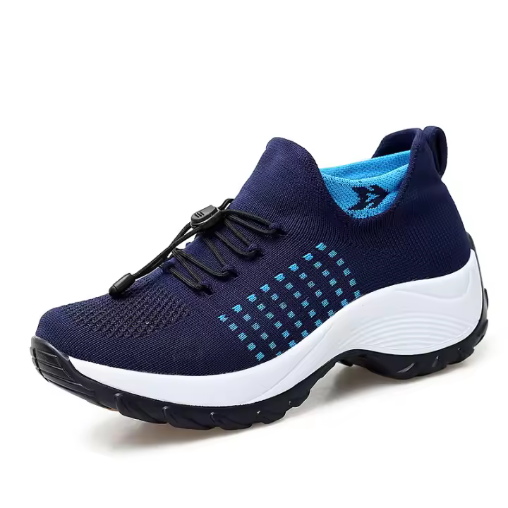 Zapatillas deportivas informales con cordones para mujer - 1