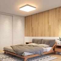 Goeco LED Plafón Luz de Techo de 3600LM, Luz Cálida 3000K, Impermeable IP54, Montaje Semi-flush, Luz para Baño Cocina - details 3