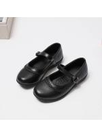 Zapatos de cuero de estilo coreano para niñas, calzado de princesa elegante y versátil, antideslizante, fondo suave, novedad de otoño, 2024 - details 1