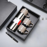 Set de Olla de Vacío de Moda de Acero Inoxidable de 500ml Tus Tazas de Acero para Deportes al Aire Libre Botella de Agua Aislada con Tapa Taza de Café - details 0