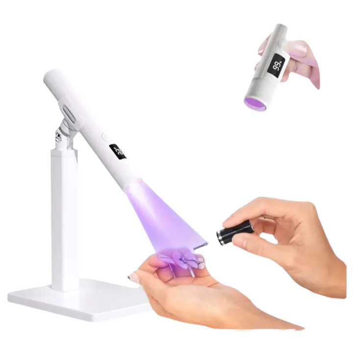 Soporte de secado portátil para Nail Art, Mini luz UV para lámpara LED, secador de uñas profesional - 1