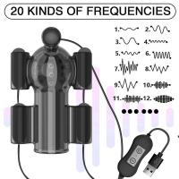 Vibrador eléctrico de placer sensual con empaque privado para hombres - details 0