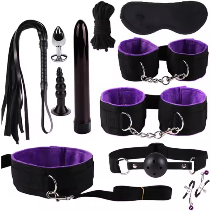 Sesxuales-Juego de 12 piezas para Parejas, Juguetes Sexuales deportivos BDSM, eróticos para adultos - 1
