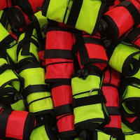 Marcador de superficie de buceo, boya SMB DE SEGURIDAD subacuática profesional de alta calidad, 15CM x 150CM - details 6