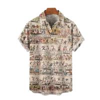 Camisas hawaianas: camisas de manga corta estampadas de secado rápido para playas, ocio, fiestas y vacaciones. - details 4