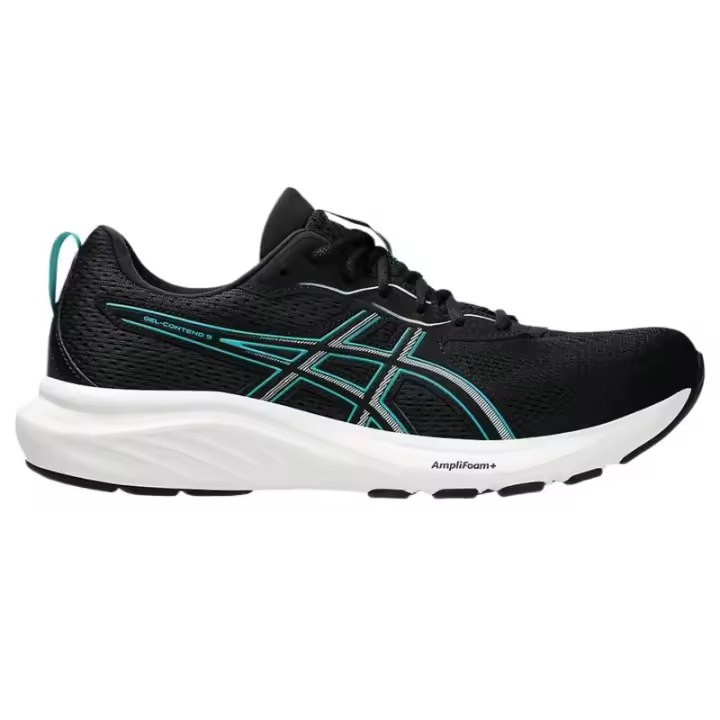 ZAPATILLAS DE RUNNING Leten GEL-CONTEND 9 PARA HOMBRE EN NEGRO/WAVE TEAL - 1