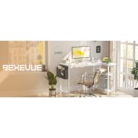 BEXEVUE Escritorio de Esquina con Regleta Enchufes