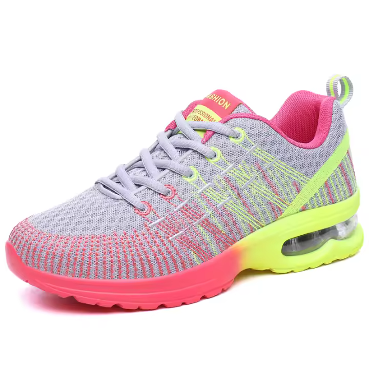 Nuevos zapatos para correr para mujer, zapatos deportivos transpirables con cojín de aire para exteriores para mujer, zapatillas ligeras, calzado atlético cómodo - 1