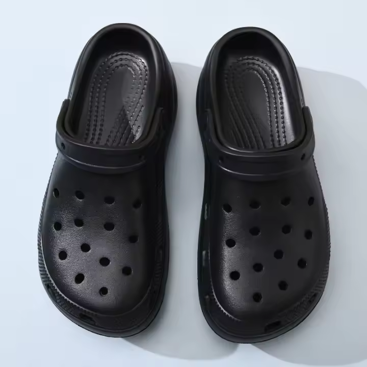 Nube agujero zapatos de las mujeres usan zapatillas EVA en verano, aumentando la playa desodorante de suela gruesa resistente al desgaste y transpirable bolsa cabeza de arrastre - 1