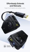Baseus 65W Power Bank Carga Rápida, Batería Retráctil Tipo-C Incluida, Batería Li-Ion de 20000mah para Laptops y Teléfonos iPhone Electrónica de Calidad - details 1