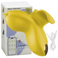 Mini vibrador de dedo controlado por aplicación con lengua lamiendo masturbador femenino pezón clítoris juguete sexual para mujeres parejas placer - details 10