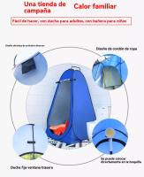 Tienda ducha camping Automático al aire libre privacidad vestidor Protección solar - details 4