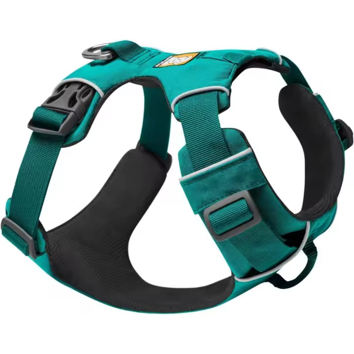 RUFFWEAR Arnés para Perros de Gama Delantera, Ajustable, cómodo y Acolchado para Caminar Todos los días, 2 Accesorios de Plomo, Correa con Clip, Red Sumac, XX-Small - 1