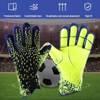 Guantes deportivos gruesos para adultos y adolescentes, Manoplas de portero de fútbol con agarre fuerte - details 6