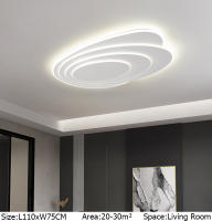 [1 año de garantía] TOMAX Luz principal de la sala de estar Lámparas redondas de dormitorio Arte minimalista Luces de techo Diseño minimalista moderno Luz de techo inteligente - details 8