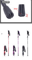 Bastones de escalada telescópicos plegables para exteriores, bastón nórdico ultraligero para ancianos, 5 secciones - details 6
