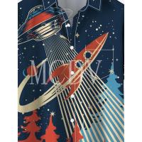 Camisa de manga corta hawaiana transpirable informal con estampado Rockabilly Vintage Rocker Rock N Roll para hombre - details 8