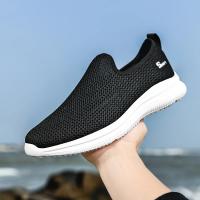Zapatos Informales de Verano para Hombre 2025 Zapatos Deportivos Antideslizantes Transpirables de Malla Mocasines sin Cordones Talla 35-46 - details 4