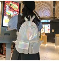 Mochila coreana de gran capacidad para estudiantes de secundaria y universidad, nueva mochila láser versátil de estilo japonés - details 15