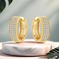 Preciosos pendientes multifuncionales de plata pura y oro para mujer, joyería para fiesta de cumpleaños, regalos exquisitos - details 12