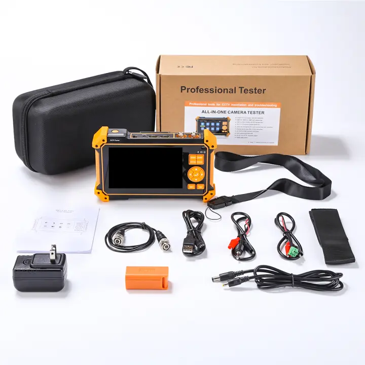 Probador de Cámara CCTV Portátil HD-3200 con Pantalla TFT-LCD de 5 Pulgadas 4K 8MP CVI TVI AHD SDI CVBS HDMI Monitor de Prueba de Cámara de Analógico - 1