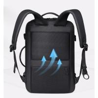Mochila De Negocios Mochila De Gran Capacidad Para Viajes Al Aire Libre, Bolsa De Ordenador Impermeable Para Hombres Casuales - details 12