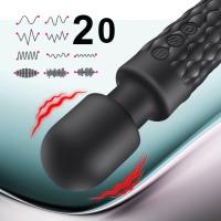 Vibrador de caballero de 20 frecuencias, palo AV, masturbador femenino fuerte para terremotos, juguete para adultos, vibración estimulante - details 6