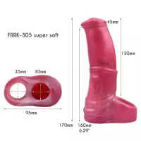 Leten fantasía Animal consolador manga caballo vaina perro nudo pene extensor dragón agrandamiento adultos juguetes sexuales para hombres - details 2
