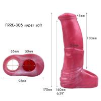 Fantasía Animal consolador manga caballo vaina perro nudo pene extensor dragón agrandamiento adultos juguetes sexuales para hombres - details 2
